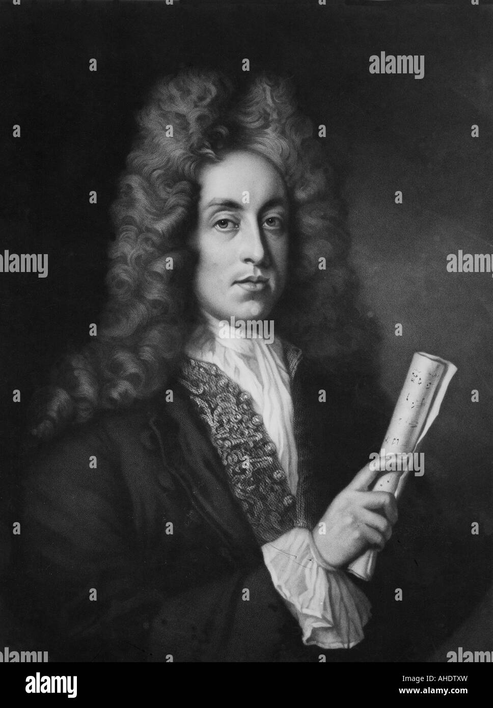 HENRY PURCELL   English composer 1659 to 1985 Stock Photo