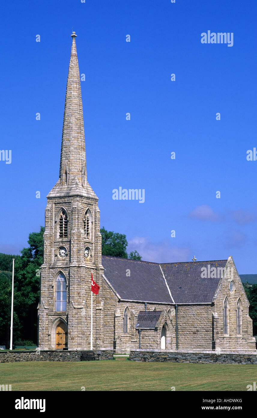 St Johns Isle of Man UK Church Stock Photo