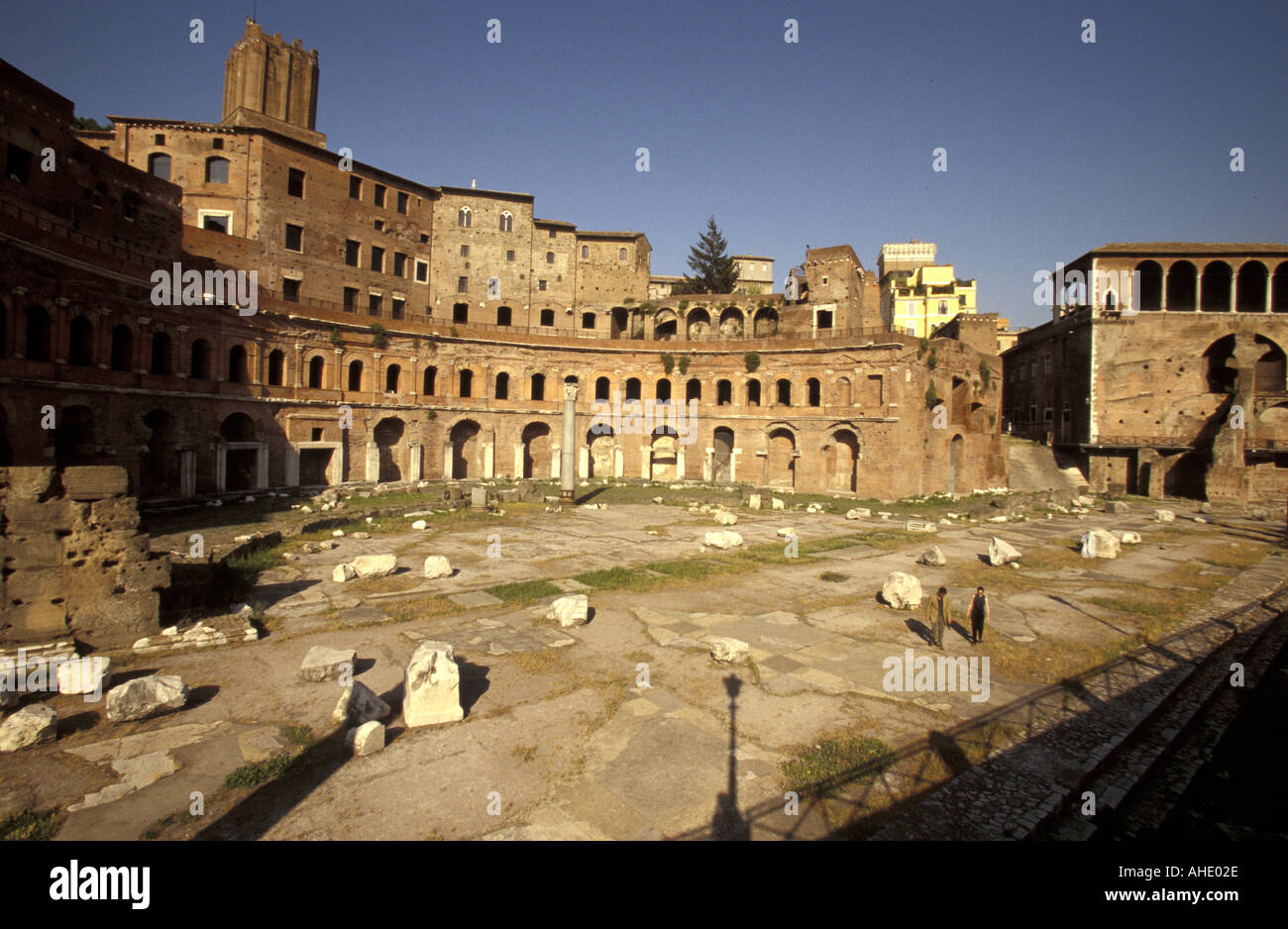 Traian s forum Rome Lazio Italy Stock Photo