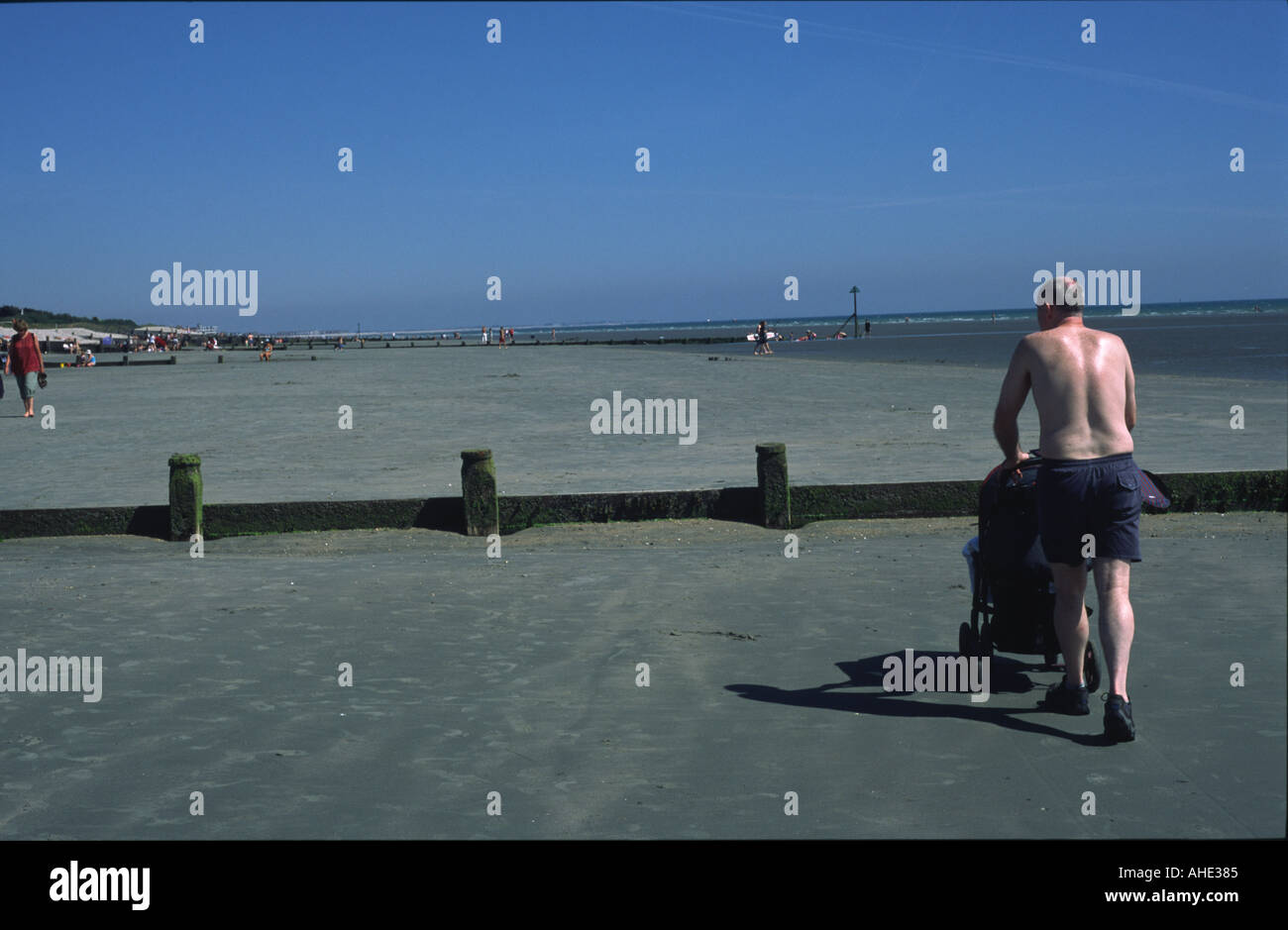 UK East Sussex West Witterings Beach Stock Photo Alamy