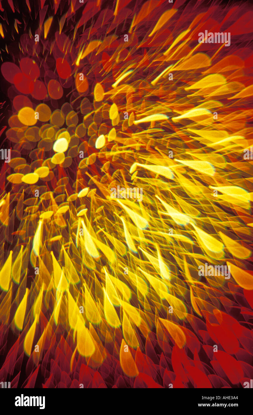 yellow and red abstract light pattern Stock Photo - Alamy