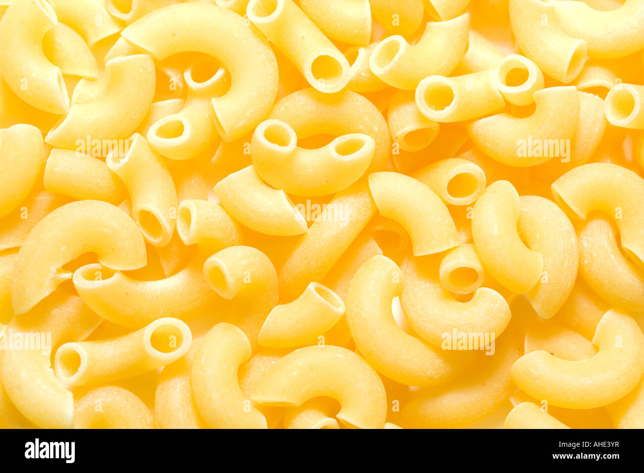 Background of macaroni - tubes Stock Photo