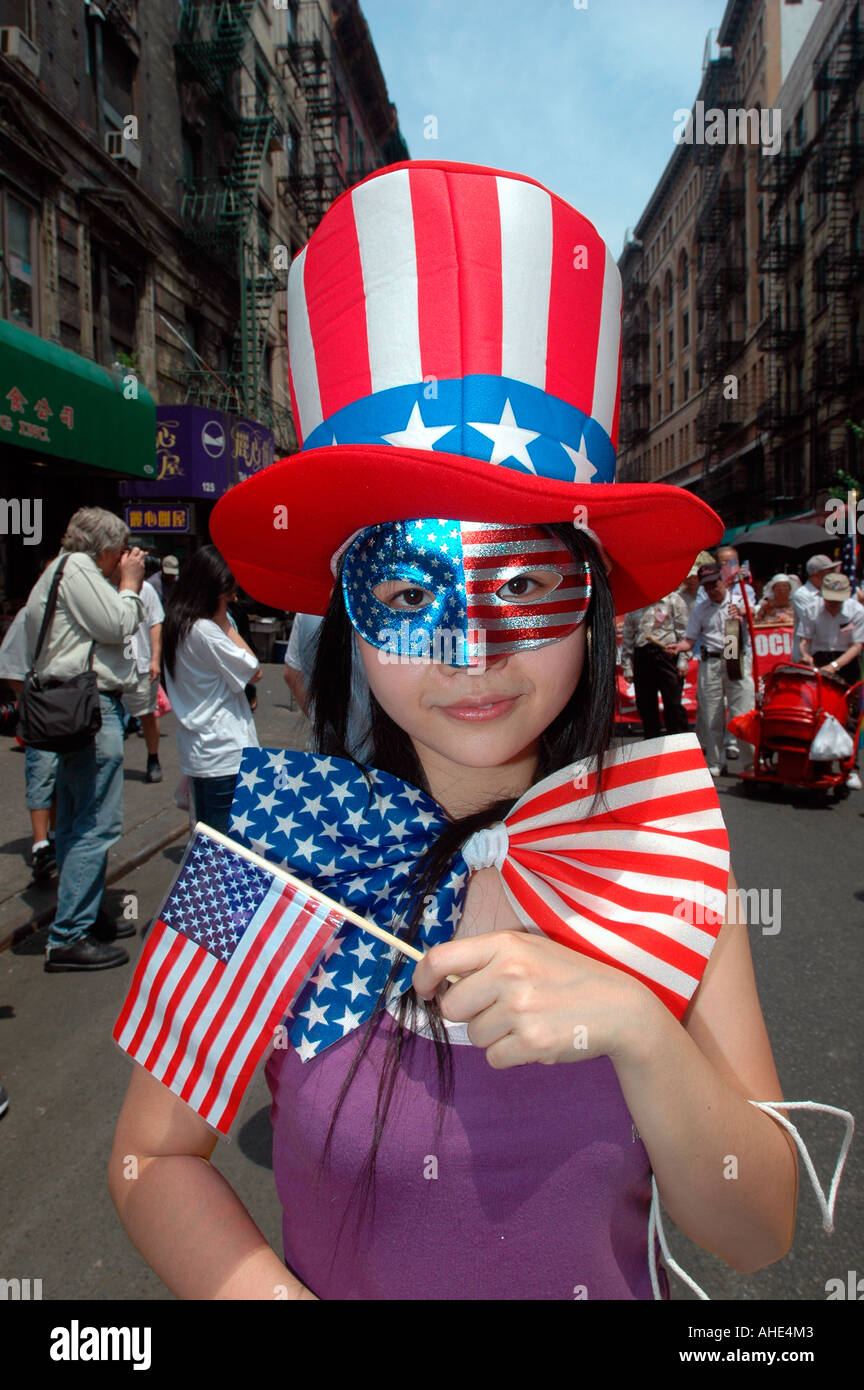 Chinatown organizations march on Mott Street for the annual Fourth of