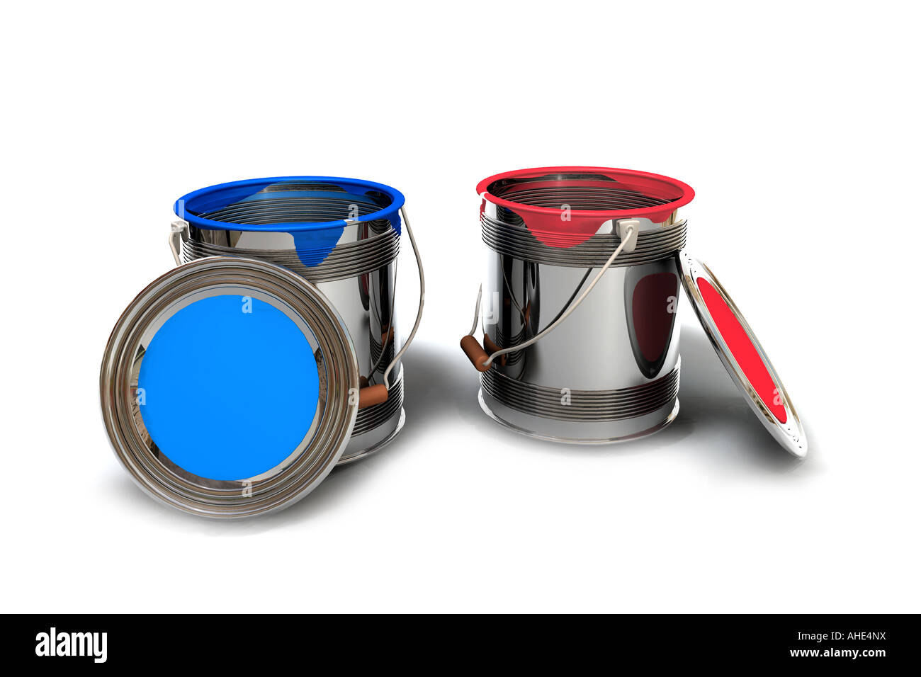 Paint in bucket Stock Photo Alamy