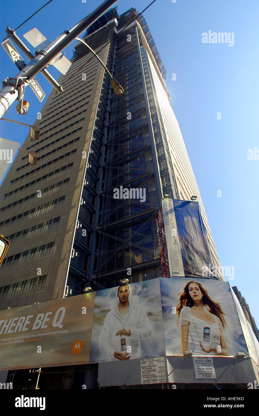 The New York Times new headquarters on Eighth Avenue in NYC designed by
