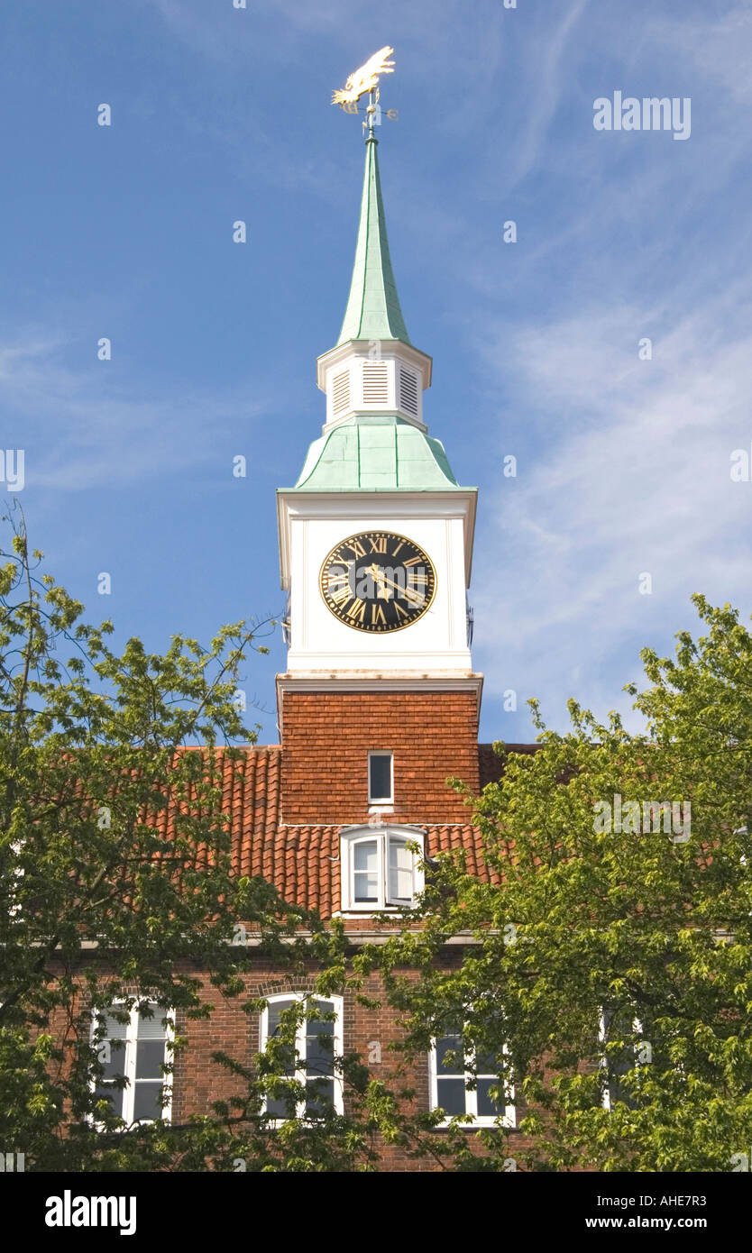 Clock Tower in Winchester Hampshire England UK Stock Photo Alamy