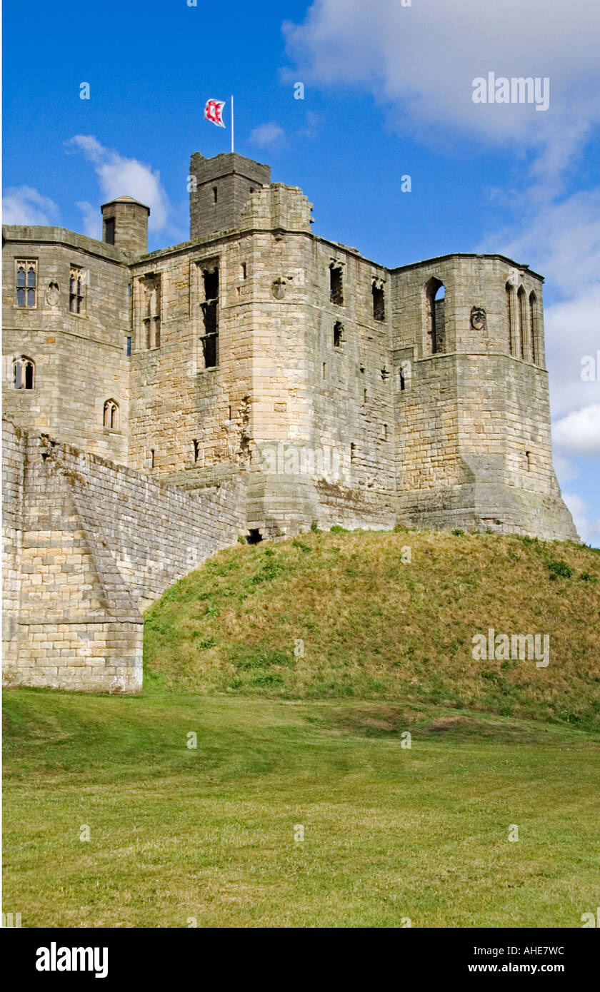 Warkworth Castle Northumberland England UK Stock Photo Alamy