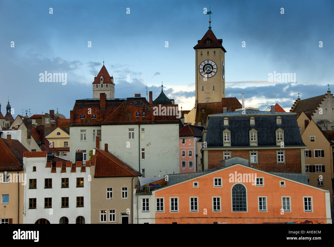 Regensburg Skyeline Stock Photo