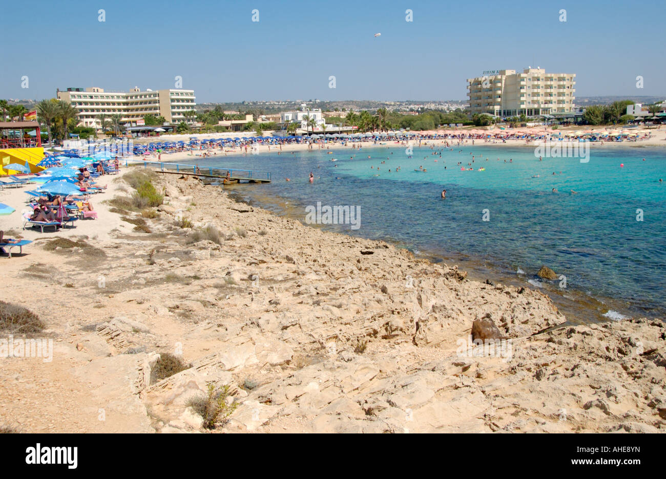 Limanaki Beach Next To Ayia Napa Harbour On The - 