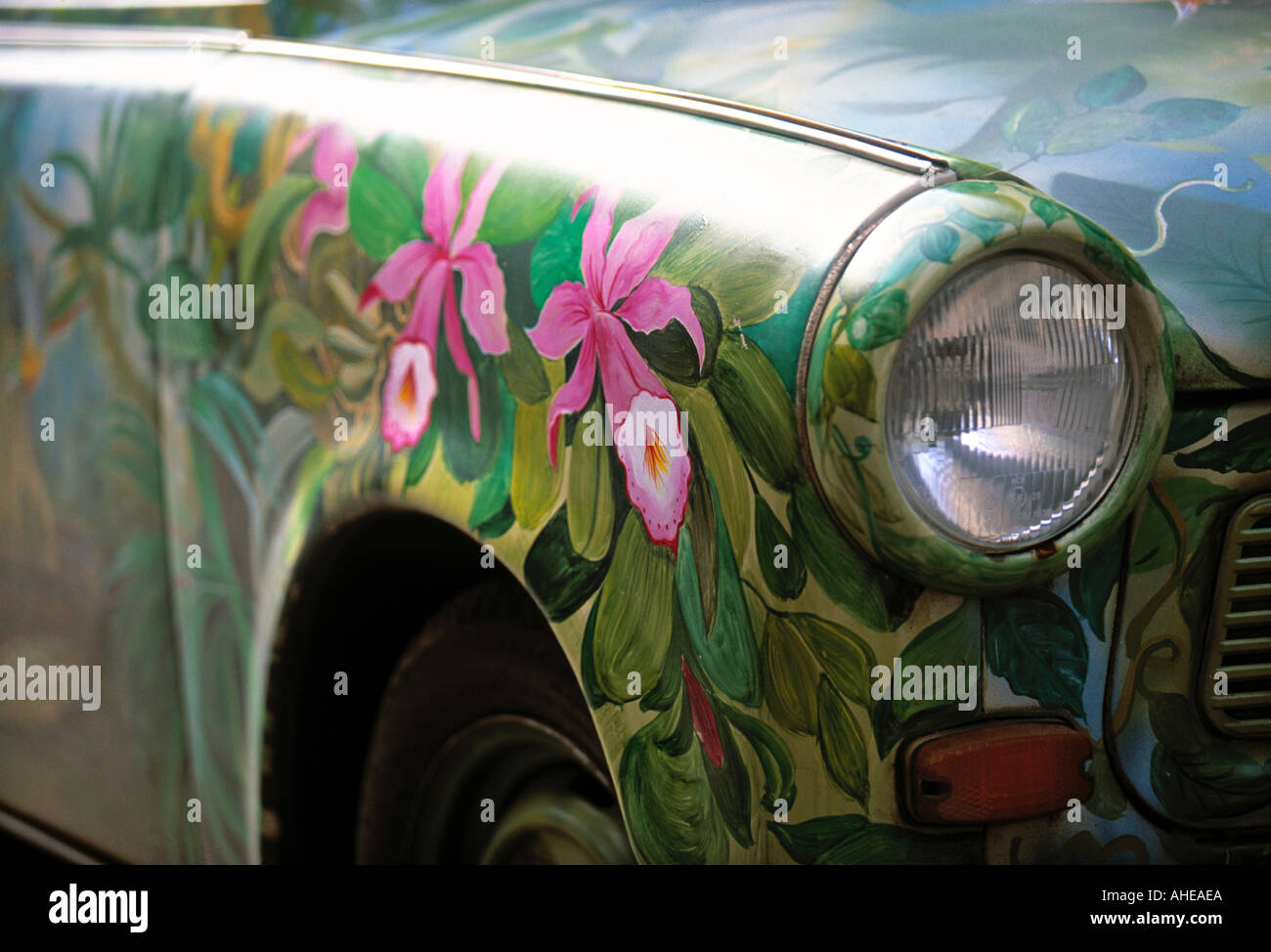 Trabant car, Berlin, Germany Stock Photo