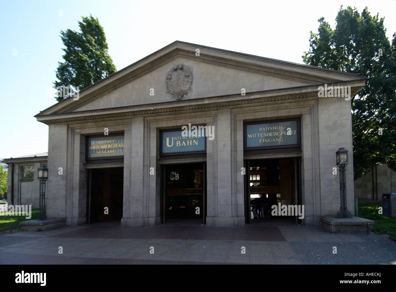 Subway station U bahn Wittenbergplatz in Berlin Stock Photo Alamy