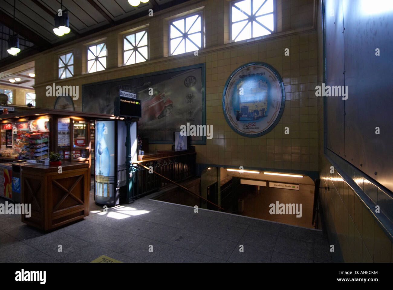 Subway station U bahn Wittenbergplatz in Berlin Stock Photo Alamy