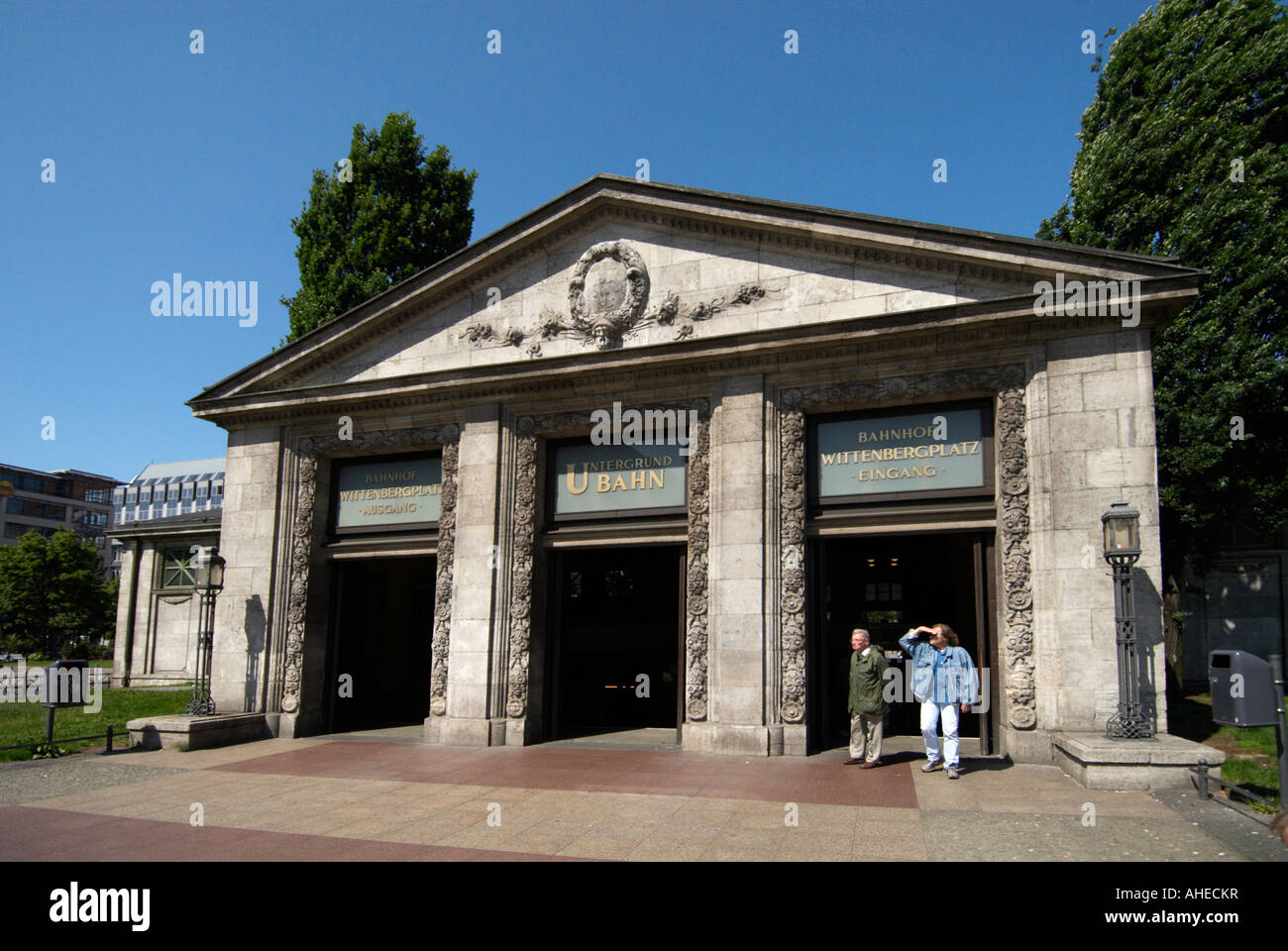 Subway station U bahn Wittenbergplatz in Berlin Stock Photo Alamy