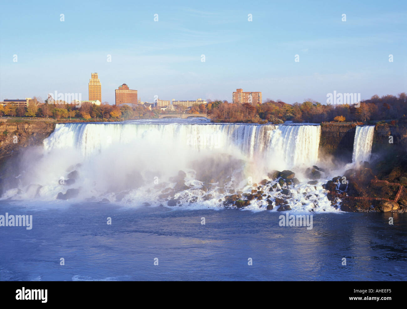 USA CANADA BORDER NIAGARA FALLS Stock Photo - Alamy