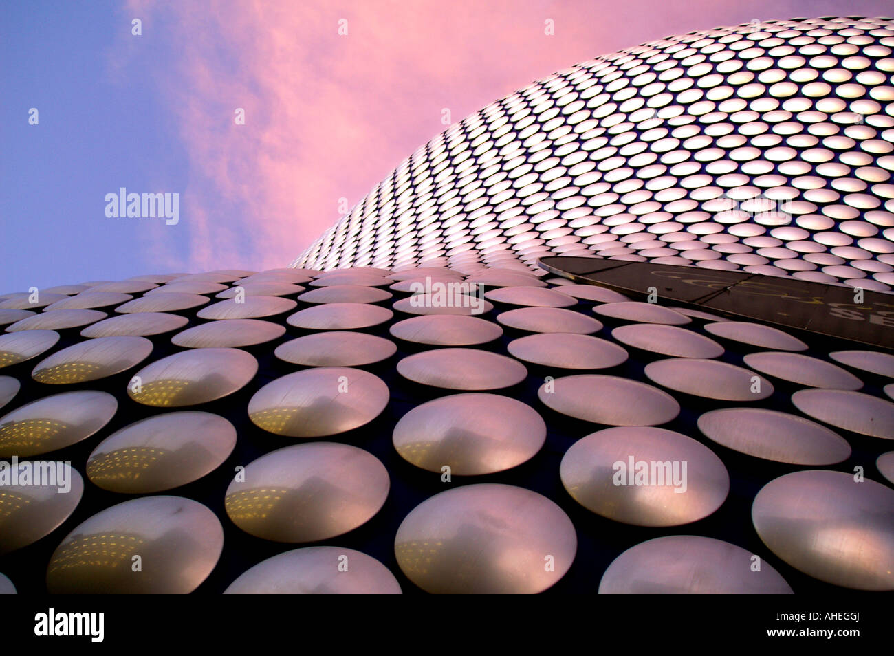 modern architecture in Birmingham, UK, The Bullring Bull Ring mall shopping centre Stock Photo