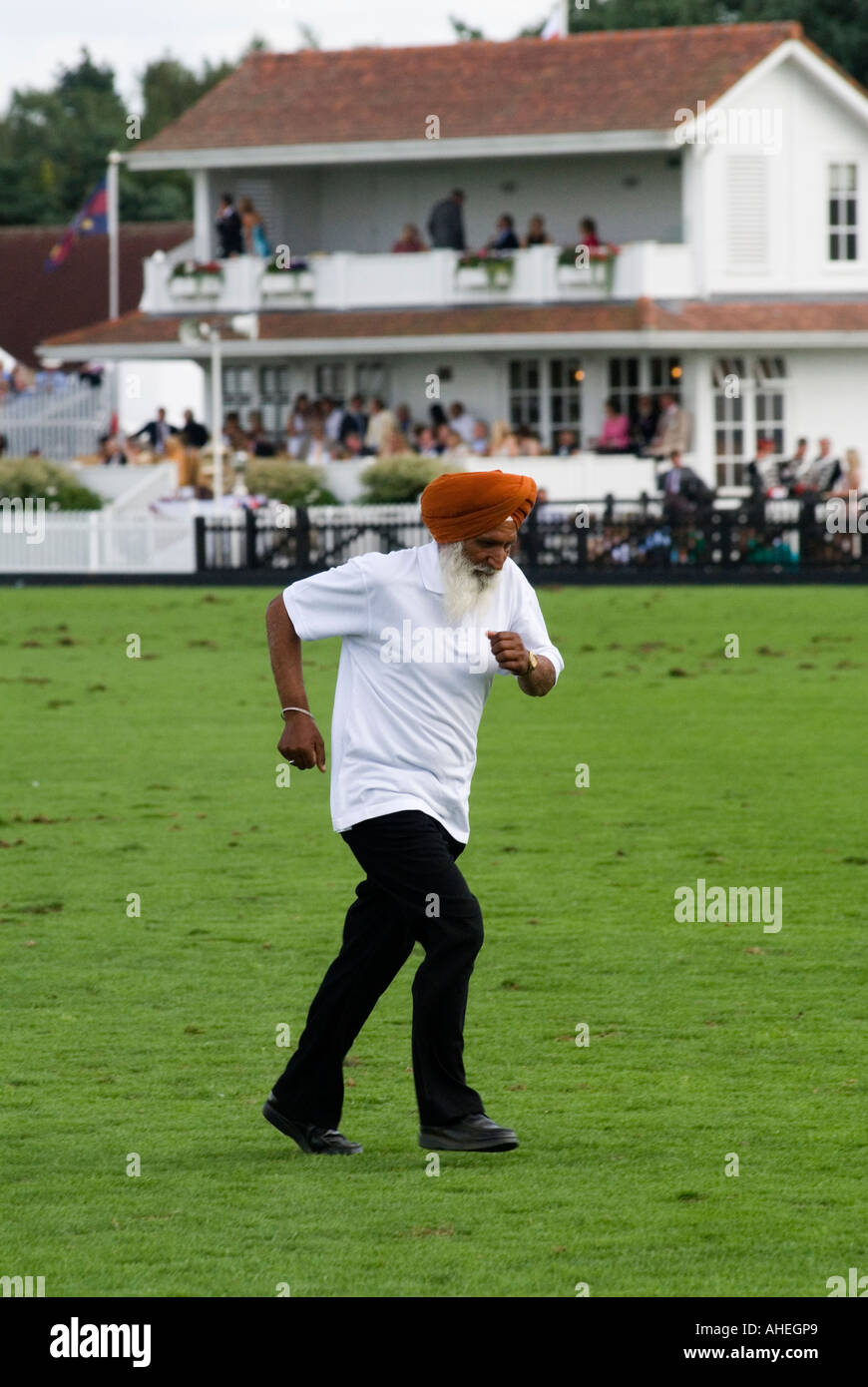 [Cartier International] Polo at the Guards Club Smiths Lawn  [Windsor Great Park] Egham Surrey England 2000s 2006 Stock Photo