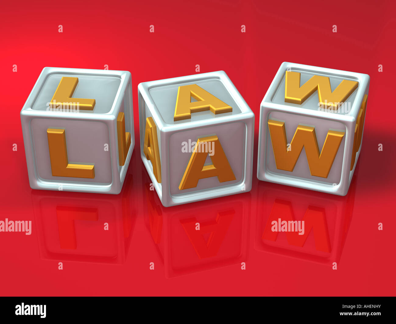 block letters 3d concept illustration Stock Photo - Alamy
