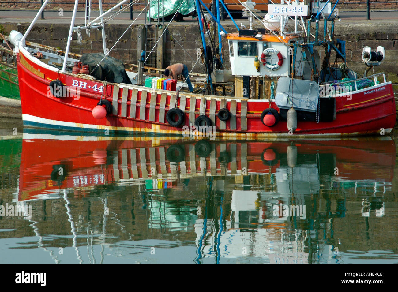 Maryport Harbour Fishing Boat High Resolution Stock Photography and ...