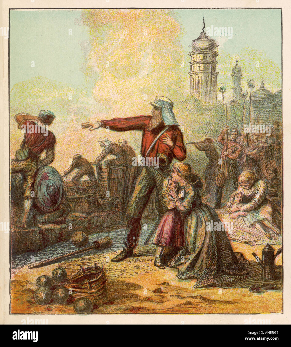Siege Of Lucknow Stock Photo
