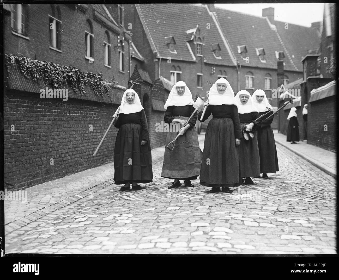 Belgian Nuns Stock Photo