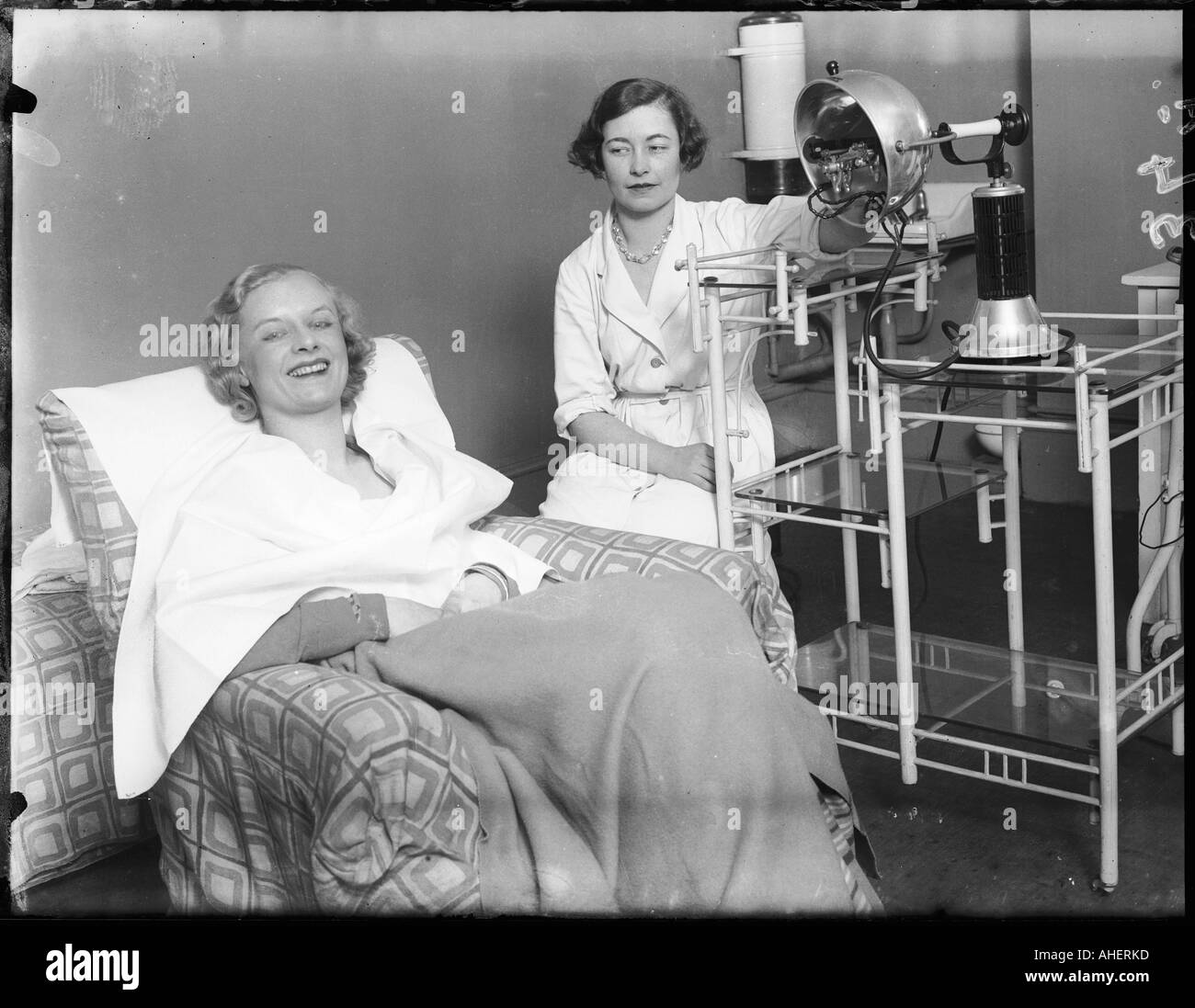 Beauty Treatment 1932 Stock Photo - Alamy
