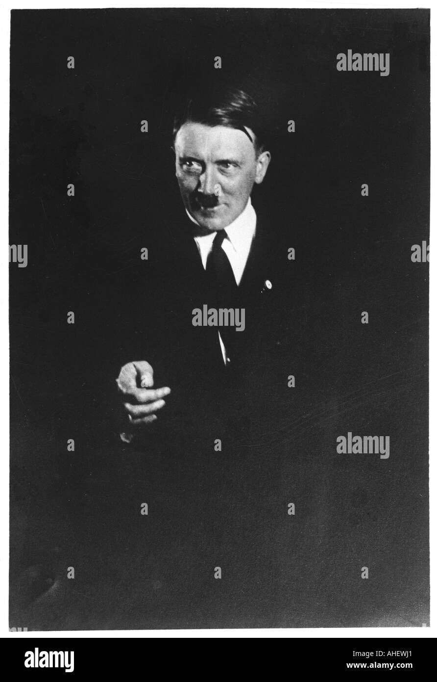 Hitler Smirking Stock Photo