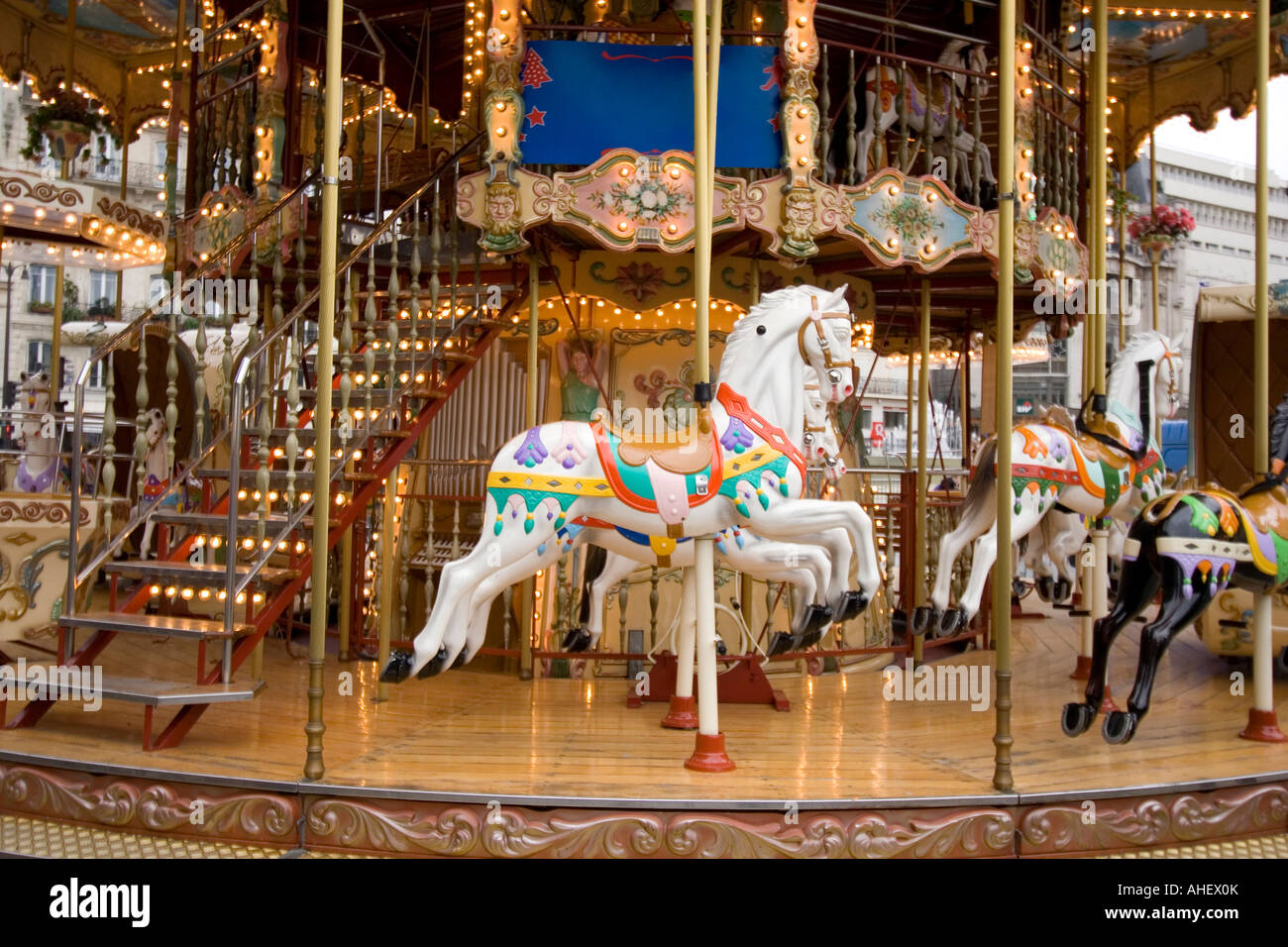 Painted wood horse hi-res stock photography and images - Alamy