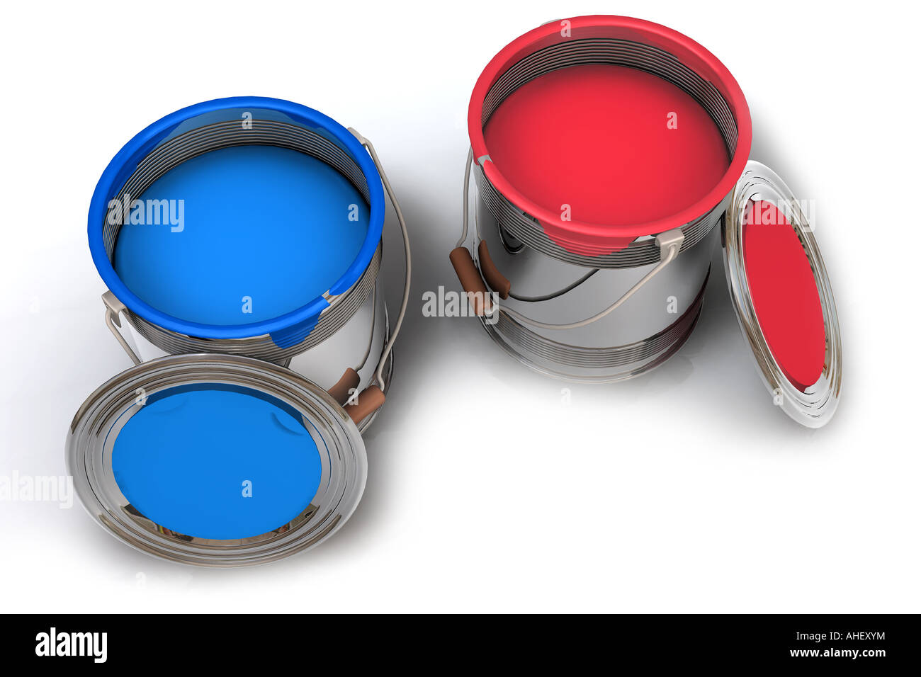 Paint in bucket Stock Photo Alamy