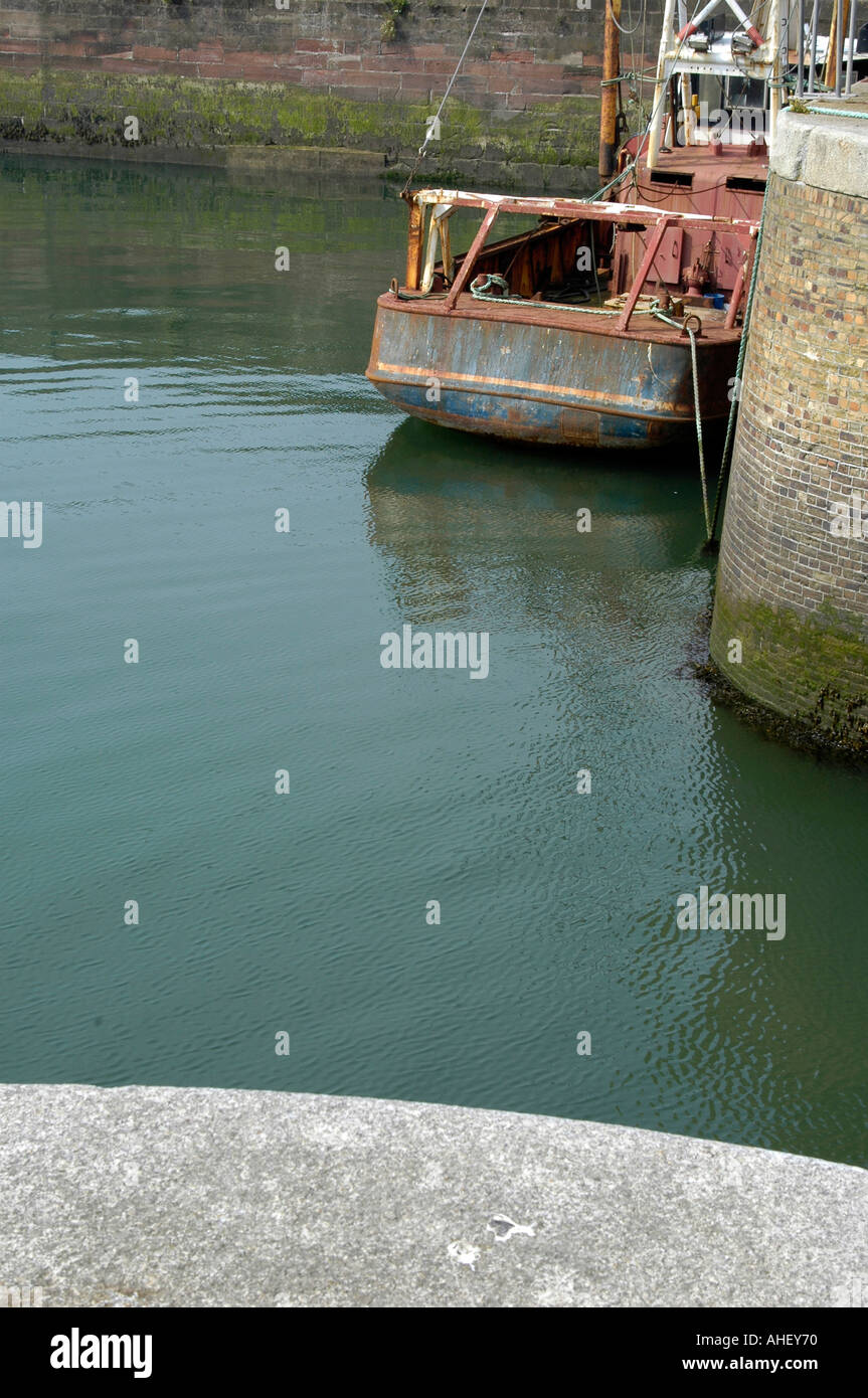 Maryport harbour fishing boat hi-res stock photography and images - Alamy