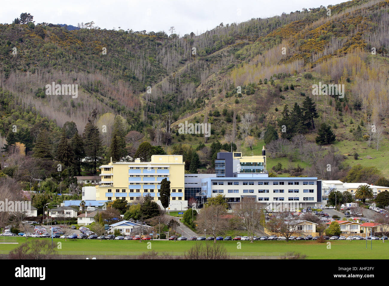Hospital in Nelson New Zealand Stock Photo Alamy