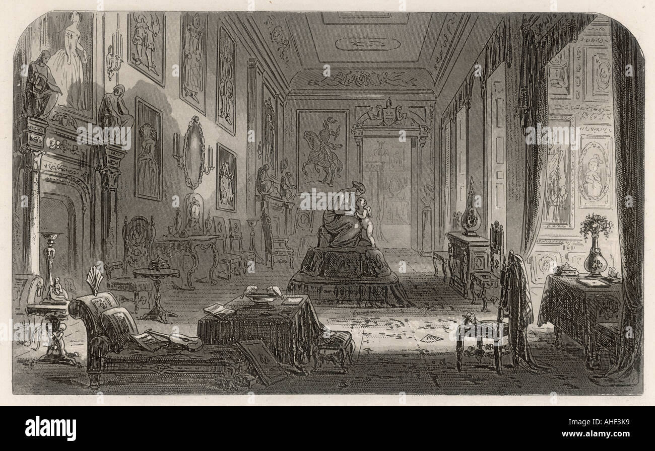 The Long Drawing Room Stock Photo Alamy