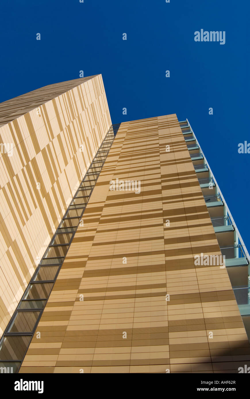 Modern canalside luxury apartments built on St Island