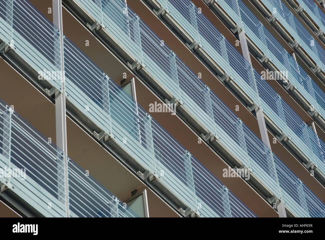 Modern canalside luxury apartments built on St Island