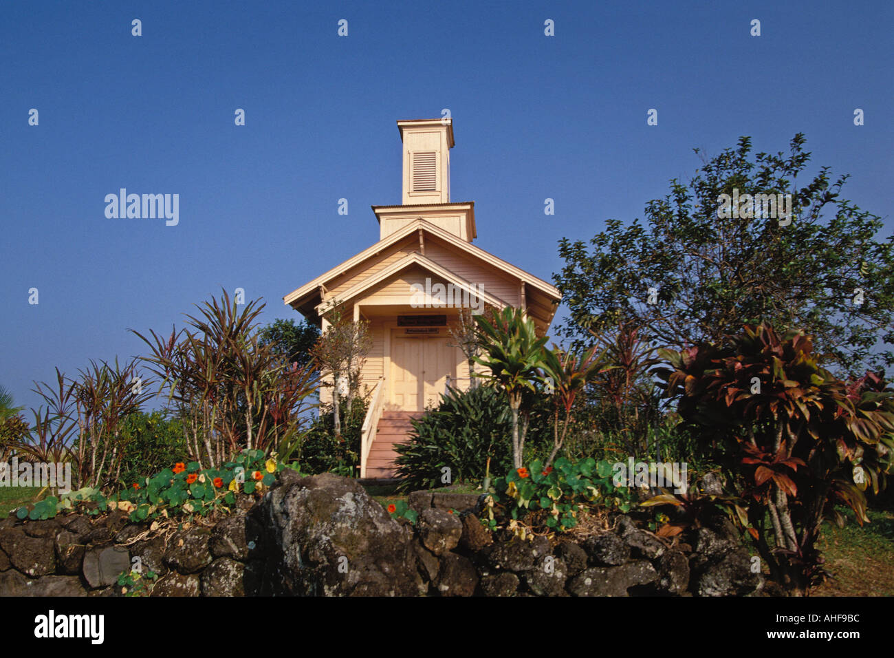 Kalemela Church Established 1860 Paauhau Mauka Hawaii In The Waimea Valley On The Big Island