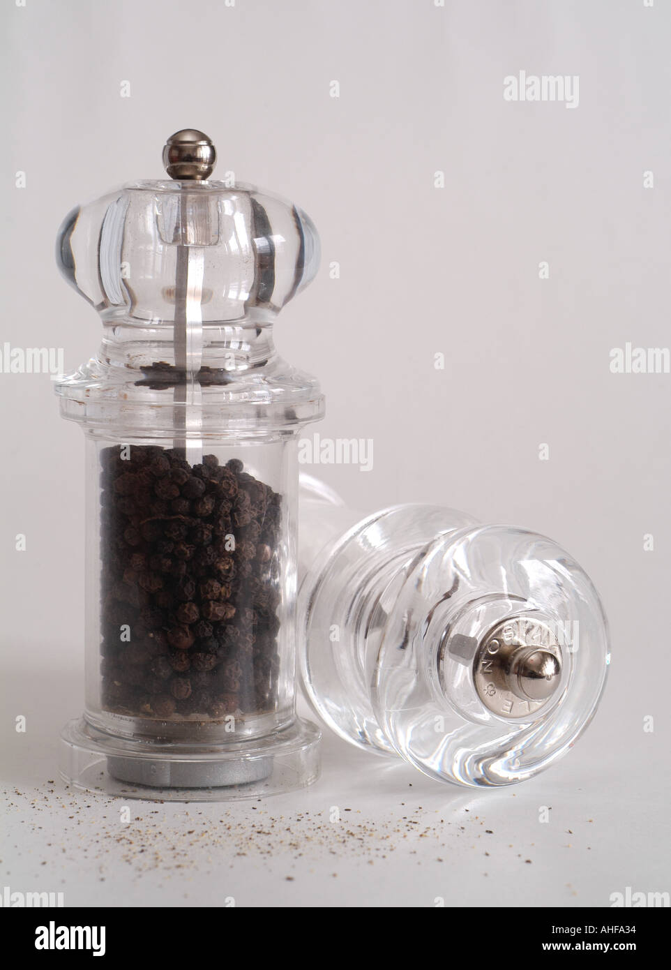 Salt and Pepper Cruet Set Stock Photo Alamy