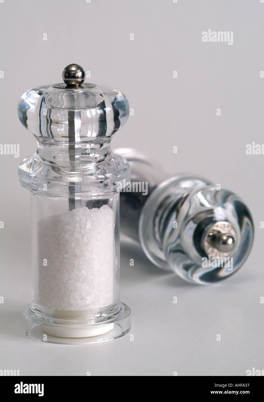 Salt and Pepper Cruet Set Stock Photo
