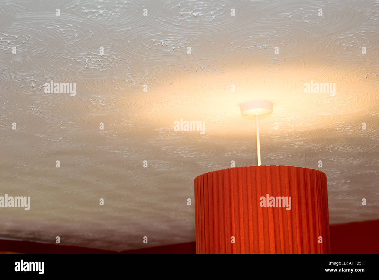 Artex Ceiling In A House In The Uk Stock Photo 14457580 Alamy