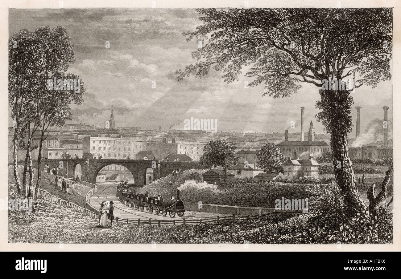 Chalk Farm Bridge Rail Stock Photo Alamy