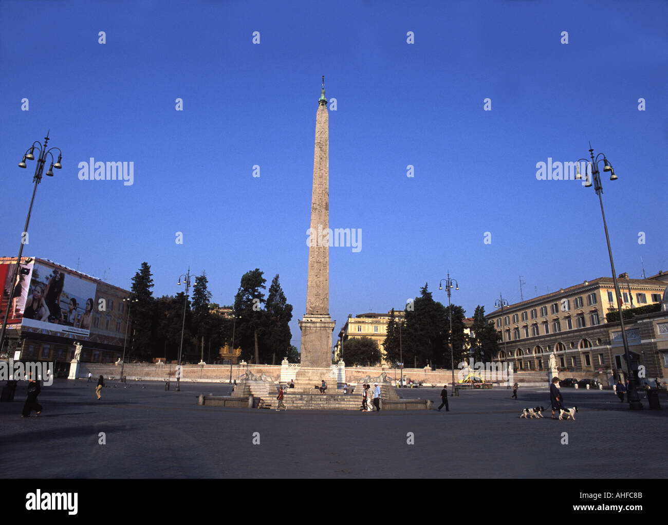 Piazza del Popolo Stock Photo Alamy