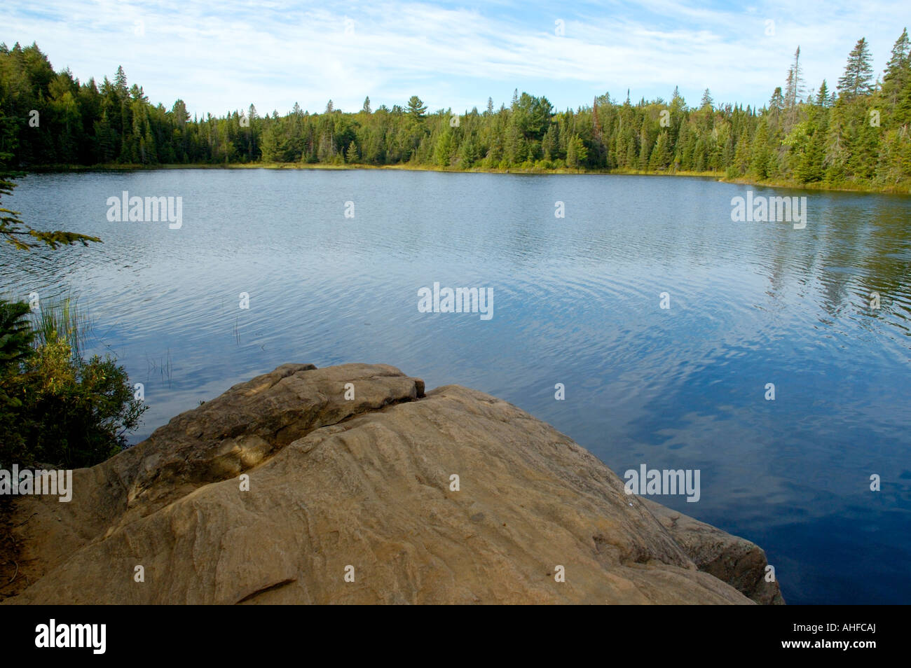 Peck Lake Algonquin Provincial Park Ontario Canada Stock Photo
