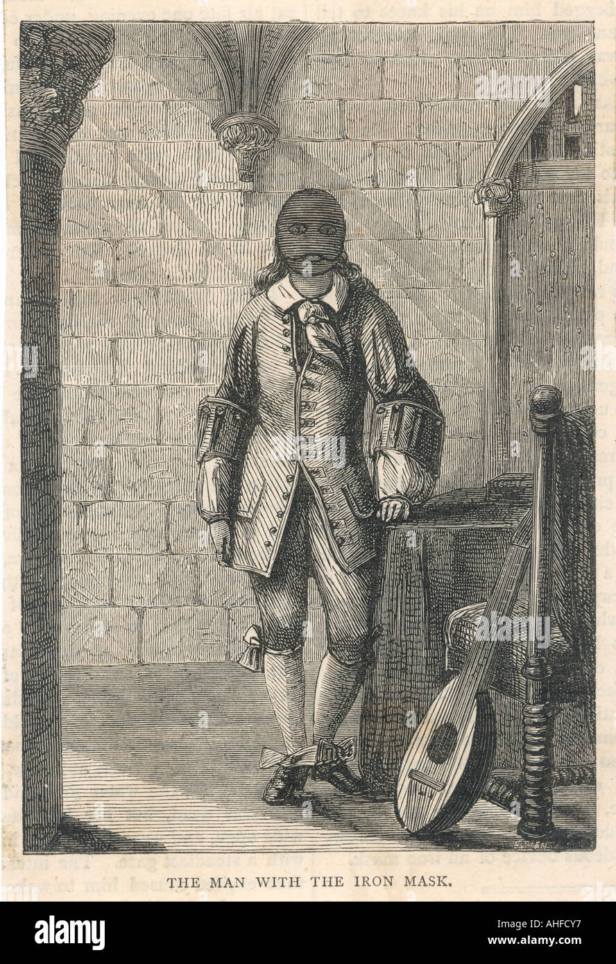 Man In The Iron Mask Stock Photo Alamy