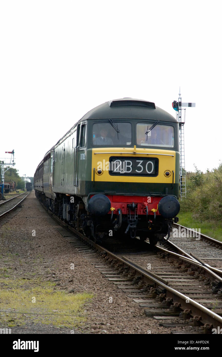 preserved diesel brush type 4 class 47 no D1705 Stock Photo