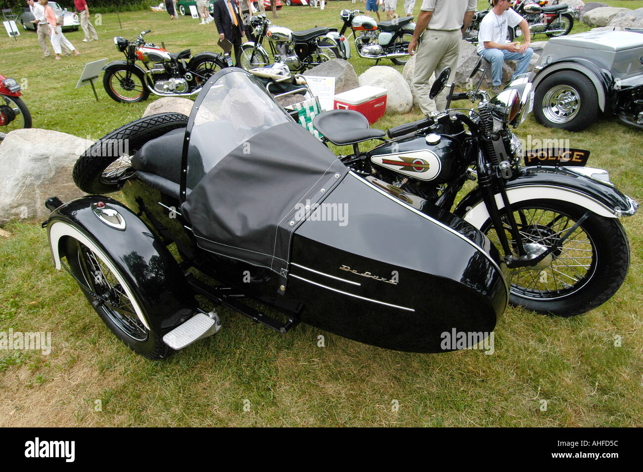 1938 Harley Davidson Police Special Motorcycle Stock Photo - Alamy