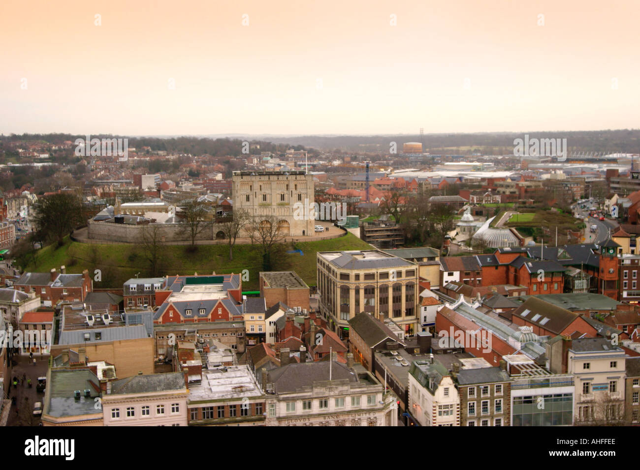 Aerial view norwich city centre hires stock photography and images Alamy