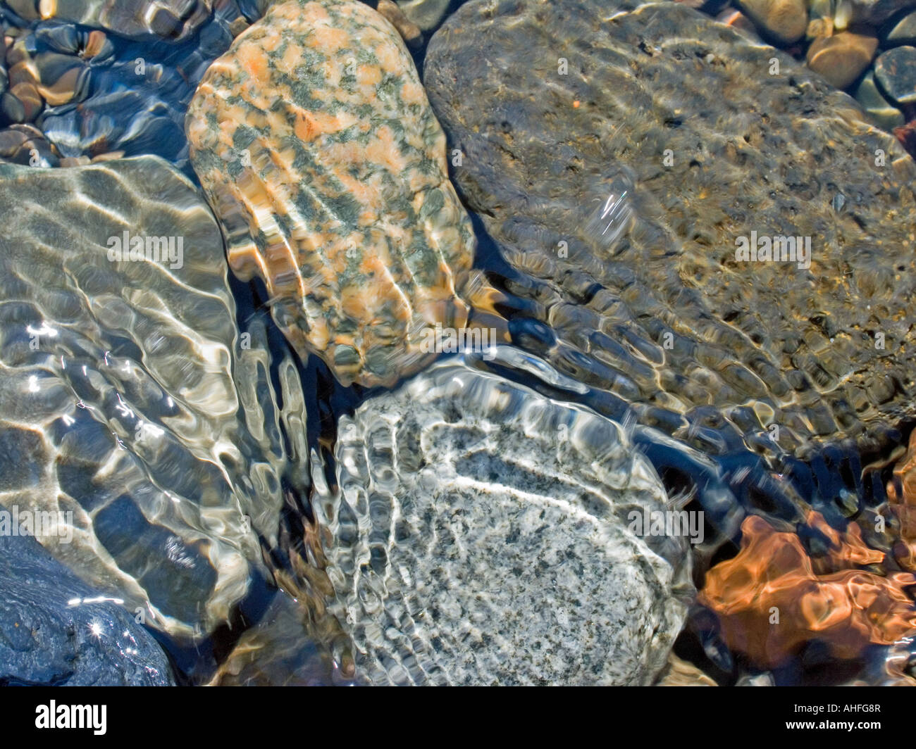 Pebbles in stream hi-res stock photography and images - Alamy