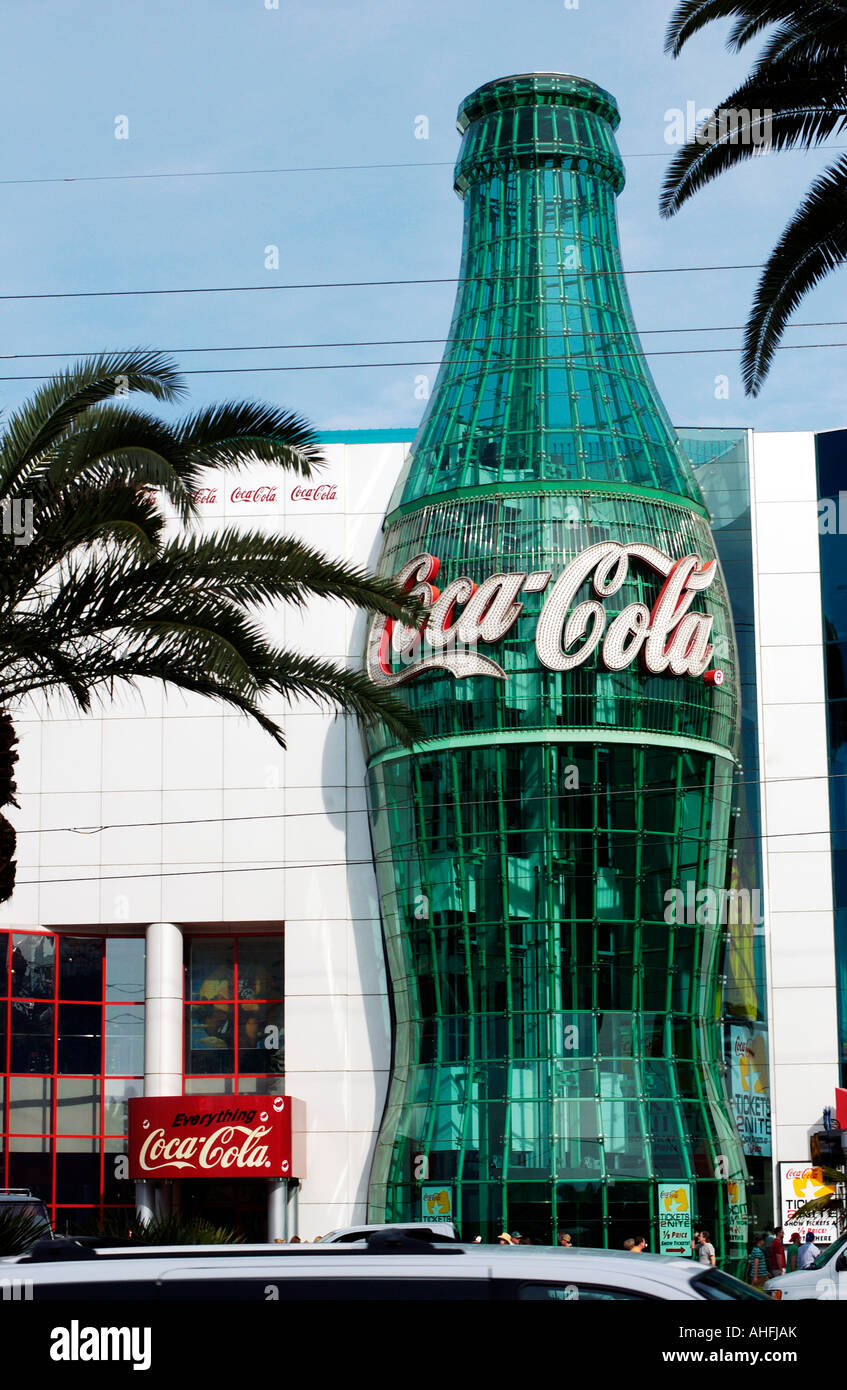 Coca Cola shop on Las Vegas strip Stock Photo