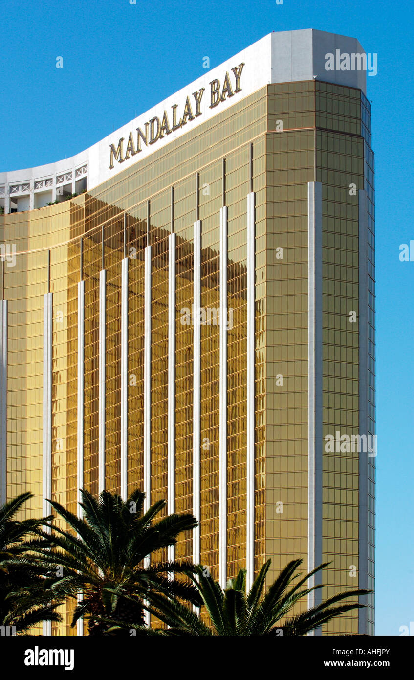 Tower of Mandalay Bay Las Vegas Stock Photo