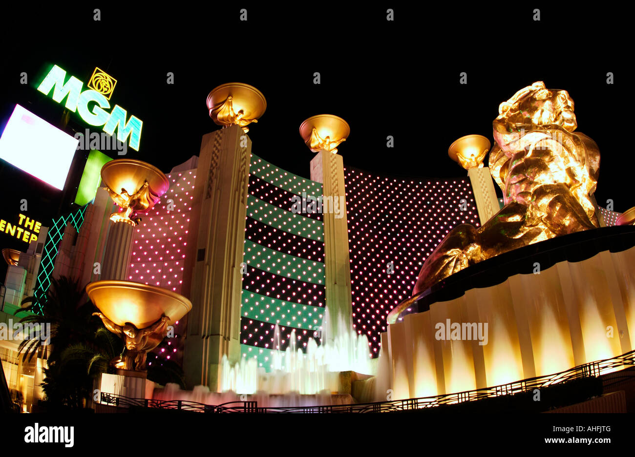 Exterior MGM casino Las Vegas Stock Photo