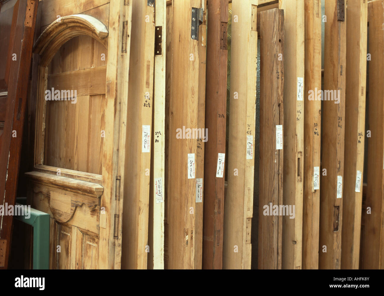 Traditional Wooden Doors For Sale In Reclamation Showroom Stock