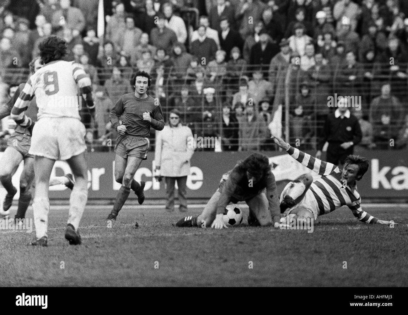 football, Bundesliga, 1971/1972, Wedau Stadium in Duisburg, MSV